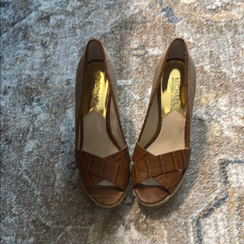 Michael Kors Brown Heeled Sandals